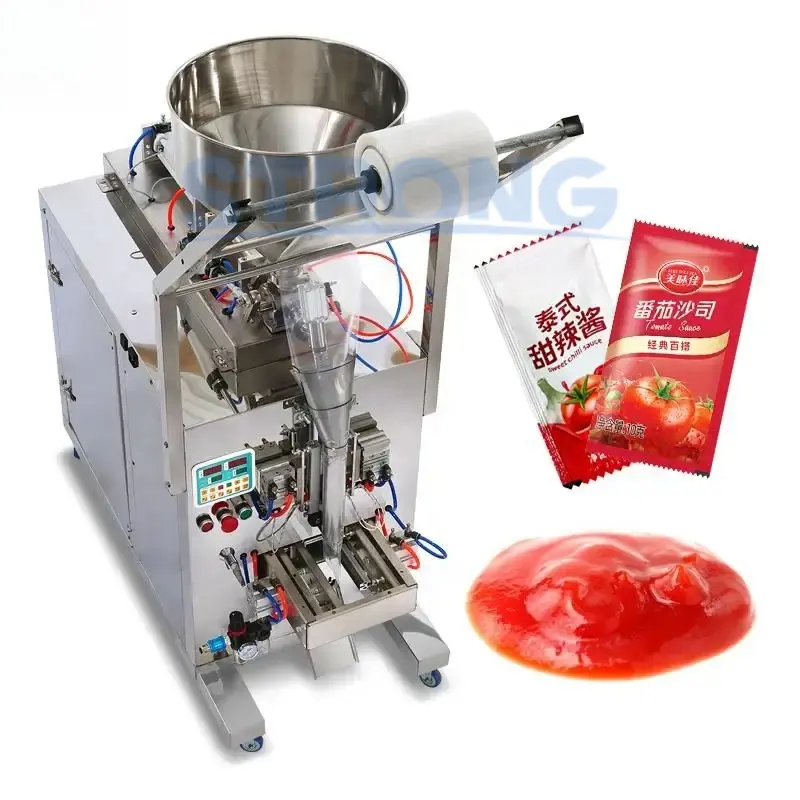Фруктовый Джем томатный соус Мед Саше для наполнения, герметизация, многофункциональная упаковочная машина