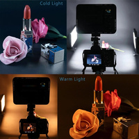 Offre Spéciale P24C 2500-8500k température de couleur réglable LED lumière de remplissage portable rvb pleine couleur caméra de prise de vue pour Sony SLR
