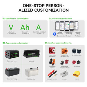 بطارية ليثيوم حديد فوسفات مخصصة 12.8 فولت 200 أمبير في الساعة لتخزين الطاقة مع بطارية ليثيوم أيون متكاملة للطاقة الشمسية - Product Image 5