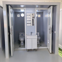 Toilettes portables d'extérieur au design contemporain pour villa et maison, respirantes, garantie 1 an
