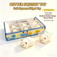 Jouet Squishy Doux en Forme de Chiot Mignon, Anti-Stress et Décompression pour Enfants et Adultes