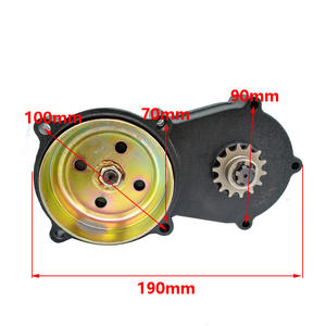 11T / 14T / 17T / 20T diş T8F 47cc <span class=keywords><strong>49cc</strong></span> çift zincir debriyaj dişli kutusu 2 zamanlı motor şanzıman Mini Moto Dirt Bike Quad ATV - Product Image 2