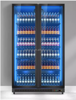 Réfrigérateur commercial à porte vitrée, refroidisseur de vin et de boissons, refroidisseur de vin de comptoir en bar, vente chaude