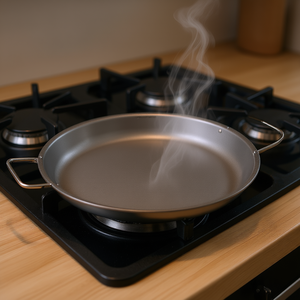 Stainless Steel Griddle 23.5 In X 16 In Non Stick Stove Top <b>Cookware</b> Rectangular Pan For Family Cooking With Oil Groove - Product Image 2