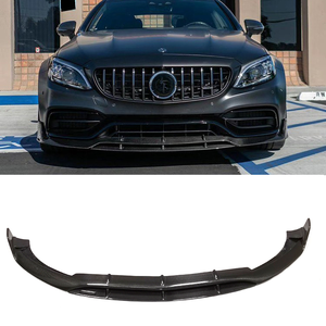 Pour AN Bumper Benz W205 <span class=keywords><strong>Brabus</strong></span> AMG Lame avant en fibre de carbone double couche Diffuseur avant - Product Image 1