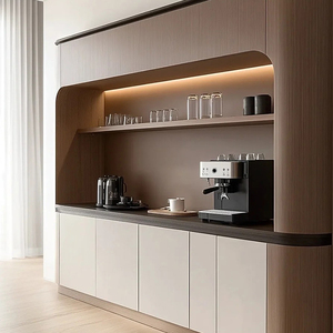 Buffet mural en bois massif pour cuisine et salle à manger, design moderne et traditionnel, modulaire, multifonctionnel, meubles écologiques pour la <span class=keywords><strong>maison</strong></span> - Product Image 3