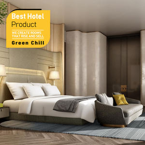 Wholesale End To End Contemporary Luxury Bedroom Furniture Sets for 5 Star Hotels Including <b>Bed</b> Wardrobe and Sofa - Product Image 1