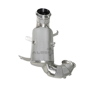 Tuyau avant en acier inoxydable de qualité supérieure pour Audi RSQ8 4.0T <span class=keywords><strong>V8</strong></span> 2019-2024 |   Échappement de performance léger en titane de grade 5 pour la course - Product Image 1