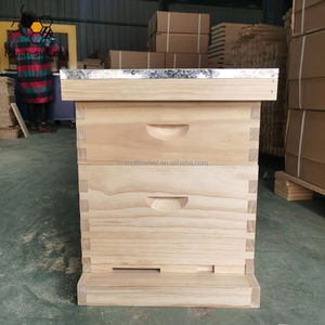 Colmenas Langstroth de 2 Niveles para Apicultura en EE. UU., Cajas para Abejas con Marcos y Bases - Product Image 1