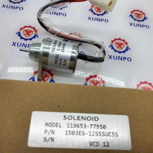 อะไหล่ไฟฟ้า 4TNV98 สำหรับโซลินอยด์ 119653-7795 รุ่น 1503ES-12S5SUC5S วาล์วโซลินอยด์ดับเครื่องยนต์ 12V สำหรับรถขุด - Product Image 5