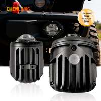 Projecteur laser antibrouillard Chenlang haute luminosité 2, 2,5 et 3,0 pouces, lentille de projecteur laser 6000k 3000k, phare antibrouillard bi-LED pour voitures et motos