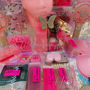 Label privé marque propre cils outils fournisseur cils brosses bandes ventilateur bain cils mousse nettoyant Kits outils d'extension de cils - Product Image 3