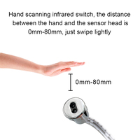 Saklar Sensor gerak IR sapu tangan saklar sentuh modul Sensor gerak PIR inframerah lemari pakaian DC12/24V