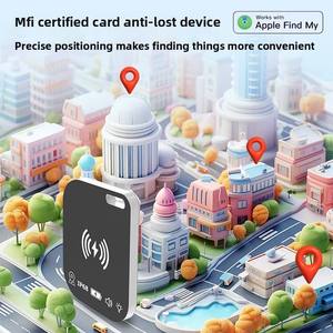 2025 New Mini Định Vị Mfi Chứng Nhận <span class=keywords><strong>GPS</strong></span> Ví <span class=keywords><strong>Tracker</strong></span> Thẻ Loại Không Khí Tag Thẻ Thông Minh <span class=keywords><strong>Tracker</strong></span> Cho Apple Tìm Thấy Của Tôi - Product Image 5