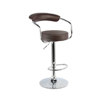 Tabouret de bar moderne en cuir PU, chaise pivotante hydraulique réglable pour cuisine et bar