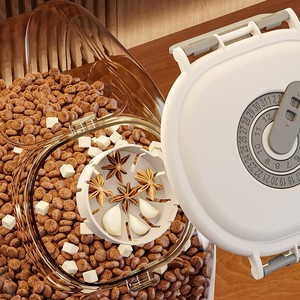 Contenedor de Almacenamiento de Alimentos para Mascotas de Gran Capacidad de 16L, Hermético y a Prueba de Humedad, Suministros para Mascotas - Product Image 5