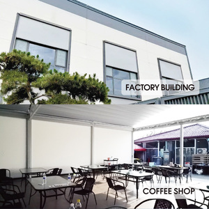 Tissu extérieur double face anti-boulochage à pois, résistant au soleil, avec équilibre de tension et conforme ASTM G21 pour <span class=keywords><strong>pergola</strong></span> bioclimatique - Product Image 6