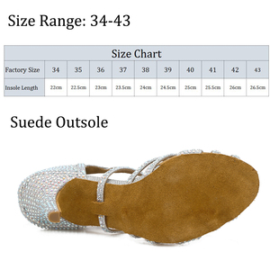 <span class=keywords><strong>Scarpe</strong></span> <span class=keywords><strong>da</strong></span> <span class=keywords><strong>Ballo</strong></span> Latino con Strass per <span class=keywords><strong>Donna</strong></span>, Tacco Alto 9CM, Suola Morbida, Sandali <span class=keywords><strong>da</strong></span> Sala <span class=keywords><strong>da</strong></span> <span class=keywords><strong>Ballo</strong></span>, <span class=keywords><strong>Comode</strong></span> per Feste e Matrimoni - Product Image 3