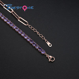 Designer de luxe trombone Zircon Tennis Bracelet femmes main Bracelet Zircon Y2K accessoires bijoux cadeau - Product Image 5