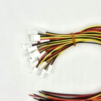 KF2510 Kabel Elektronik Kepala Tunggal 20cm 26AWG Jarak 2.54mm 2/3/4/5/6/7/8/9/10P Terminal Kawat PVC Kabel Penghubung