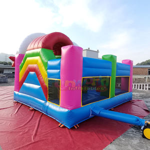 Castillo inflable comercial con forma de unicornio, con tobogán, para fiestas infantiles, brincolín inflable. - Product Image 4