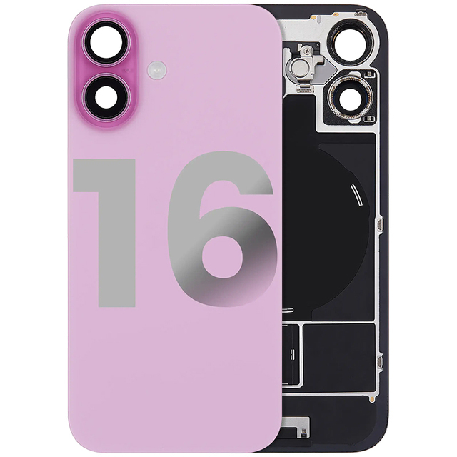 Wholesale Back Housing Glass Spare Part Rear Back Cover Replacement for IPhone 16