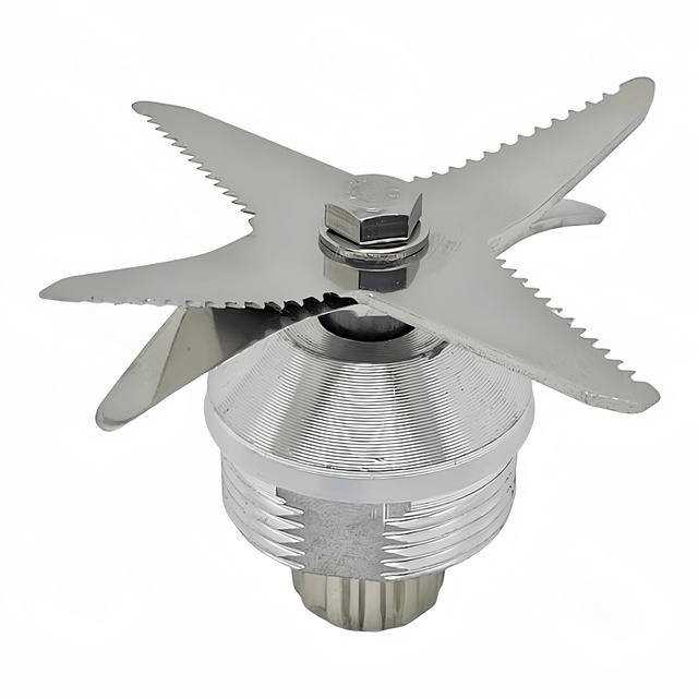 Blender Replacement Blade 2L Capacity, Aluminum Alloy 6 Blades with 2 Bearings for Juicer Mixer Spare Parts