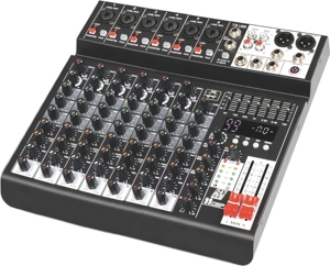 Mezclador de audio profesional XTUGA EQ4, consola de mezcla de 4 canales, interfaz USB en vivo de Karaoke con 99 DSP - Product Image 5