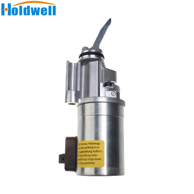 12V Shut Off Fuel Stop Solenoid 20562765 21186484 20460335 for Volvo Backhoe Loader D5D BL60 BL61 Diesel Engine Spare Part