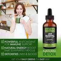 Formule végétale naturelle, saveur menthe, gouttes liquides de chlorophylle de feuilles de mûrier, soutien immunitaire oral pour adultes