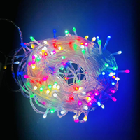 LED-Farbwechsel-Lichterkette mit Sternendesign 360-Grad Außendekoration