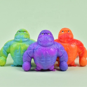 Pelotas Antiestrés <span class=keywords><strong>de</strong></span> <span class=keywords><strong>Mono</strong></span> para Niños y Adultos, Regalo <span class=keywords><strong>de</strong></span> Gorila, Pelotas Sensoriales, Juguetes Antiestrés para Fiestas, Orangután para Apretar - Product Image 6