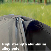 Ensemble combiné de lit de camping et de tente tout-en-un, pliable, compact, portable, surélevé, en Oxford, pour une chambre à coucher, quatre saisons