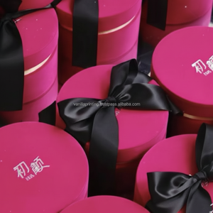 Boîte-cadeau en carton rigide écologique de luxe personnalisée ruban de 2mm d'épaisseur en feuille d'or mate de 2mm pour bougie nourriture autres articles - Product Image 1