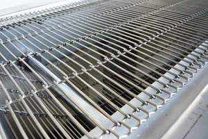 Thép không gỉ thang dây lưới cấp thực phẩm đồng bằng dệt băng tải cho sô cô la enrobing màn hình tùy chỉnh cắt có sẵn - Product Image 3