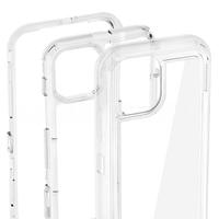 Coque de téléphone transparente trois-en-un antichoc pour iPhone 17, 16e, 14, 13, 12, 11, 15 Pro Max – Nouvelle protection intégrale