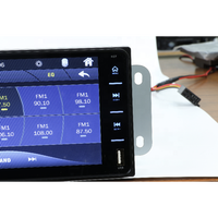 2 Din 7 "HD dokunmatik ekran araba MP5 çalar için SD kart ile 4x50W amplifikatör için koltuk