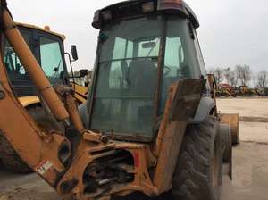 Gebrauchter Bagger lader CASE 580L gebrauchter Bagger lader 4-Rad-Baggerlader mit Schaufel - Product Image 3