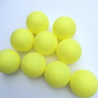 Konfrod Promotion Couleur Balles De Ping Pong En Gros Impression Personnalisée Logo Numéros Motifs PE Lumineux PP Jouet En Plastique Balles De Tennis De Table