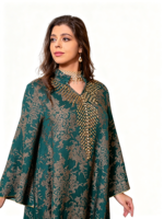 Nouvelle Robe de Soirée Musulmane de Luxe Rétro Printemps, Broderie Jacquard, Décoration de Perles, Robe Arabe de Dubaï à Paillettes Tendance