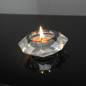 Offre Spéciale peu clair polygone verre bougeoir en verre bougie <span class=keywords><strong>Chandelier</strong></span> - Product Image 5