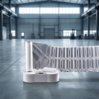 Machine d'emballage de coussins d'air électrique 100-240V, 6-14m/min, contrôlée par PLC
