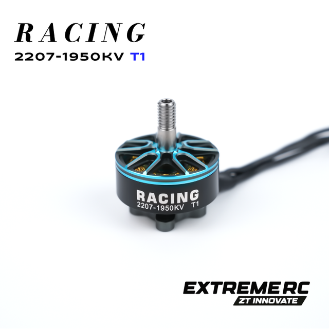 EXTREME RC T1-2207 1950KV FPV Drone Motor 2-6S Brushless BLDC Permanent Magnet Waterproof