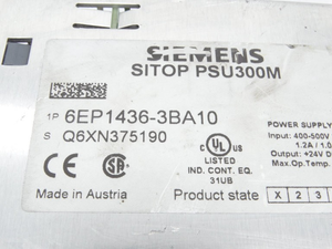 1plc ชิ้นส่วนใหม่เอี่ยมของแท้ 6EP1436-3BA10 ชุดจ่ายไฟ PLC PLC - Product Image 3