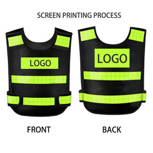 سترة أمان عالية الدقة معتمدة من ANSI/EN ISO سترة عمل عاكسة شبكية لأمن المرور - Product Image 2