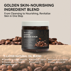 <span class=keywords><strong>Scrub</strong></span> Tubuh Organik Label Pribadi Pemutih Melembapkan Pengelupas Pembersih Mendalam <span class=keywords><strong>Scrub</strong></span> Kopi - Product Image 2