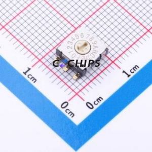 ES07MP-16RBZ-L1500 Rotary Encoder Switch SMD-6P,7.2x7.2mm Switch - Product Image 1