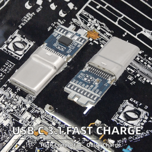 Cable de Carga Rápida USB C Macho con Conector de Cobre y Terminal de Tornillo para PCB, Cargador de Pared, Corriente Nominal de 5A - Product Image 2