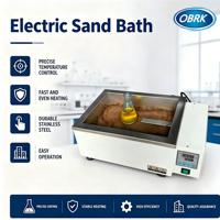 Bain de sable électrique numérique à température constante, équipement de chauffage pour tests chimiques en laboratoire et analyse d'échantillons de sol