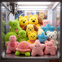 En gros, mini jouets en peluche super doux, animaux en peluche pour machines à griffes, lots de prix avec rembourrage en coton PP